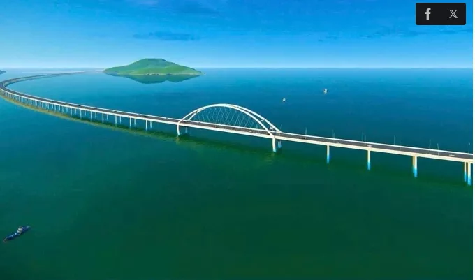 Dự án cầu vượt biển 18 km ra đảo Hòn Khoai thiếu vật liệu