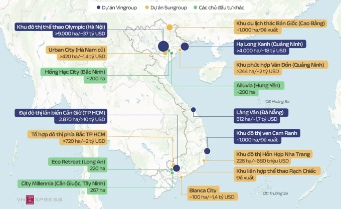 Năm bùng nổ những đại dự án bất động sản