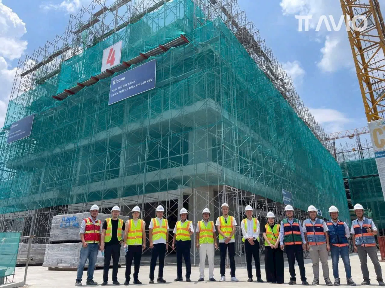 Tiến độ xây dựng dự án TT Avio Tháng 9 năm 2025