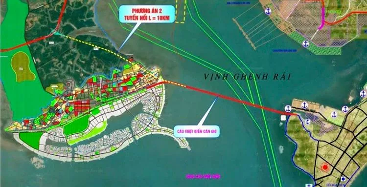 Phương án đầu tư xây dựng cầu nối Cần Giờ - Vũng Tàu