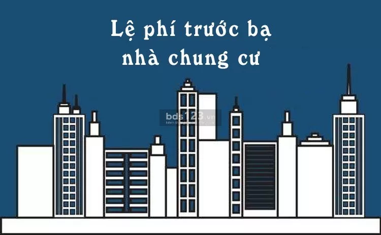 Nộp lệ phí trước bạ khi mua chung cư
